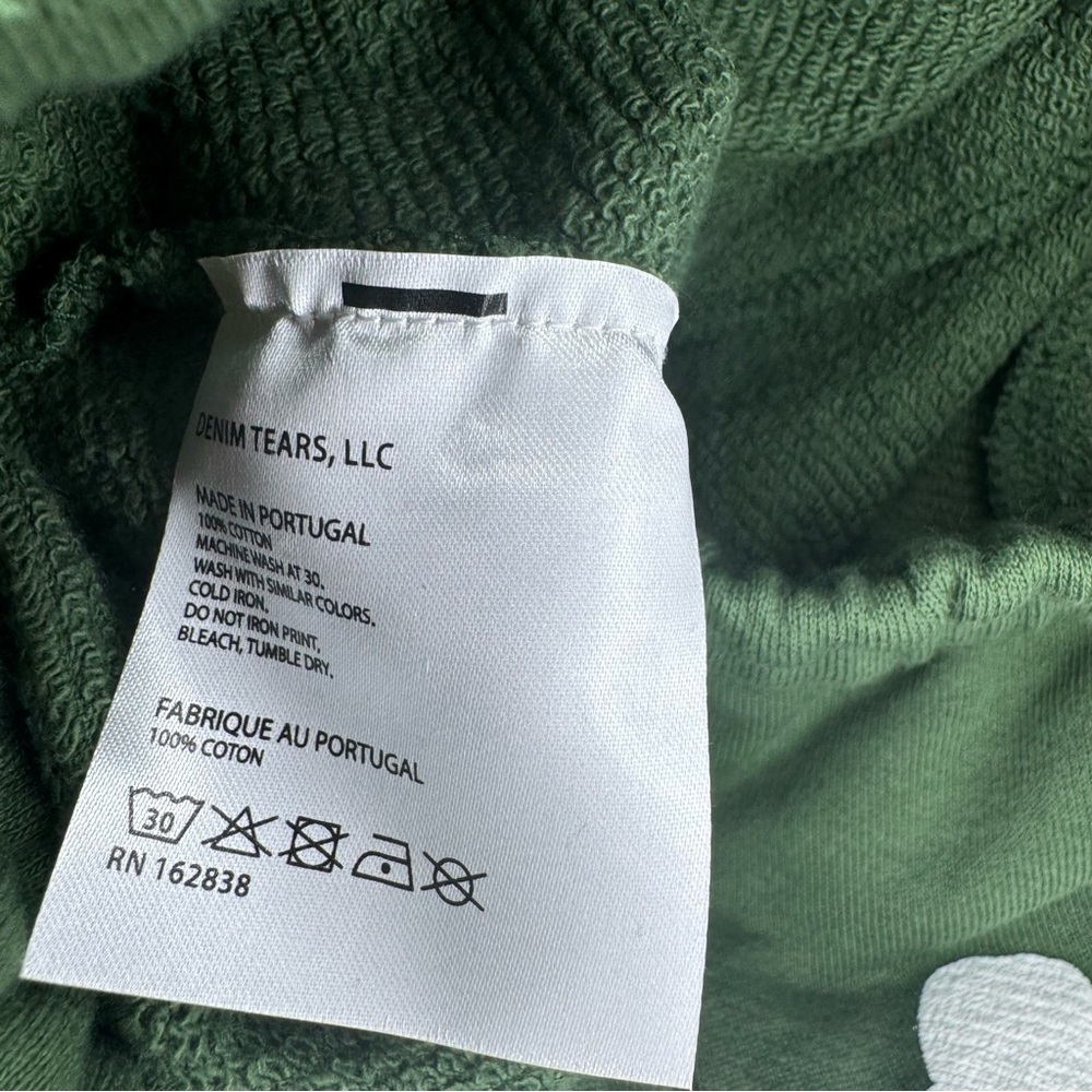 Denim Tears The Cotton Wreath Shorts Green size Men’s XL - Picture 4 of 9
